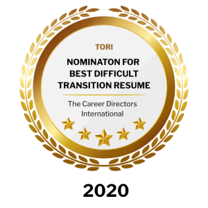 Nomination, Best Difficult Transition Résumé